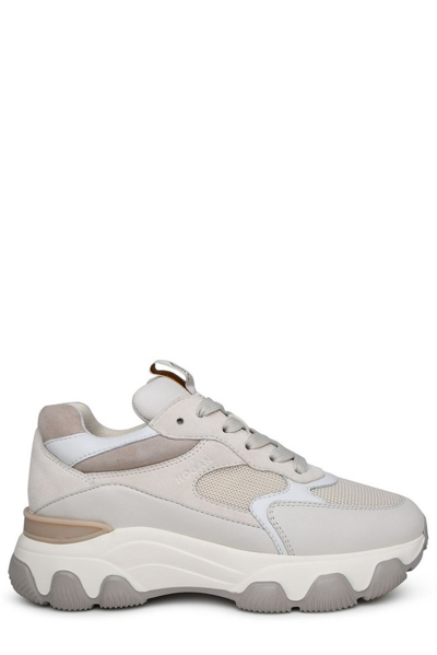 Hogan Hyperactive Sneakers In Grey,off White