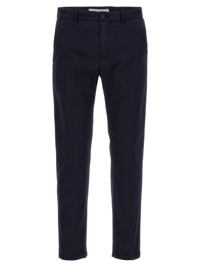 Department 5 Prince Cotton Linen Trousers In Blue