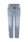 BRUNELLO CUCINELLI BRUNELLO CUCINELLI DISTRESSED STRAIGHT LEG JEANS