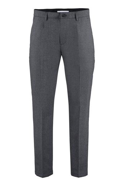 Department 5 Prince Pences Straight Leg Trousers In Grey