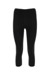 ALEXANDER WANG ALEXANDER WANG LOGO EMBELLISHED WAISTBAND STRETCHED LEGGINGS