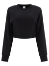 PINKO PINKO CREWNECK CROPPED SWEATSHIRT