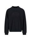 Balenciaga Cities Paris Embroidered Sweatshirt In Black