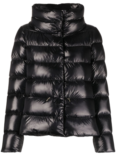 Herno Padded Down Jacket In Midnight Blue