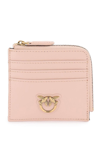 Pinko Logo Embellishment Wallet In Pink