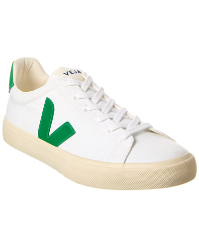 Veja Campo Cotton Low-top Sneakers In White