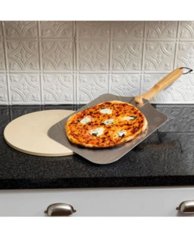 Honey Can Do The Ultimate Pizza Night Cookware Collection In Chrome; Wood