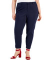 TOMMY HILFIGER PLUS SIZE PONTE STRAIGHT LEG PANTS