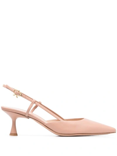 Gianvito Rossi Slingback-strap Pumps In Pink