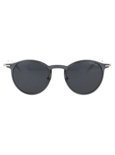 Montblanc Mb0097s Sunglasses In Grey