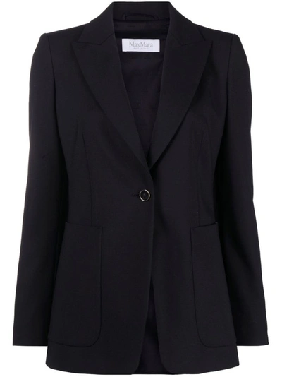 Max Mara Black Single-breasted Blazer