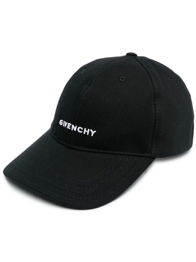 Givenchy Black 90% Cotton And 10% Acrylic Hat