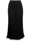 Proenza Schouler Ribbed Skirt Skirts Black In Black