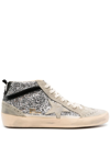 GOLDEN GOOSE SILVER STAR PATCH SNEAKERS,GWF00122F0045547021120260817