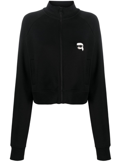 Karl Lagerfeld Ikonik 2.0 Sweatshirt In Black