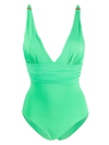 MELISSA ODABASH PANAREA RUCHED SWIMSUIT