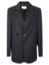Mm6 Maison Margiela Collared Button-up Jacket In 551