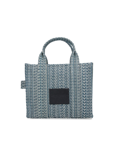 Marc Jacobs The Tote Small Canvas Tote Bag In Blue