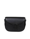 MARC JACOBS THE LARGE SADDLE BAG IN BLACK LEATHER