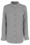 Equipment Essential Silk Shirt In Bright White True Black
