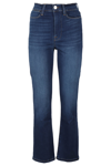 Frame Le Jane Crop Cropped High-rise Straight-leg Jeans In Ktrg Kettering