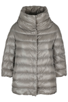 Herno High-neck Puffer Jacket In Grigio