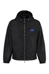 Dsquared2 Technical Fabric Hooded Jacket In Black