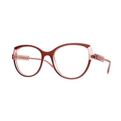 Caroline Abram Glasses In Purple/tabacco