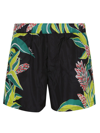 Valentino Volcano-print Swim Shorts In Mly St Volcano