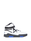 Saint Laurent Smith High Top Sneaker In White