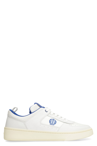 Bally Riweira Leather Low-top Sneakers In White