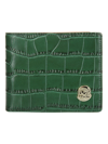 Billionaire Boys Club Leather Wallet In Greenorange