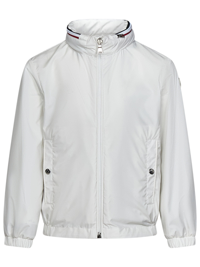 Moncler Kids' White Farlak Windbreaker Jacket