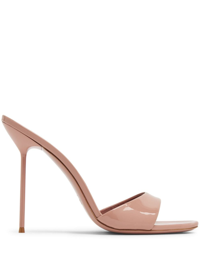 Paris Texas Lidia Round Head High-heeled Sandals In Pink