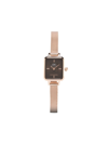 Daniel Wellington Quadro Mini 19mm In Brown