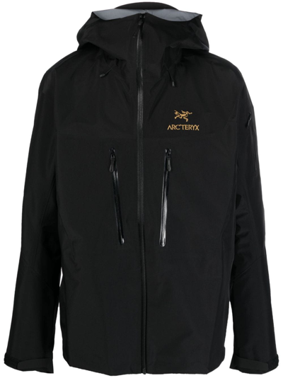 Arc'teryx Alpha Sv Gore-tex® Hooded Jacket In Black