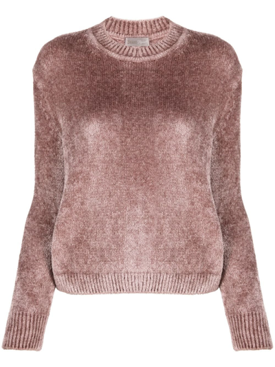 Herno Resort Chenille Jumper In Beige
