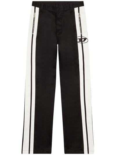 Diesel P-beck Stripe-detail Track Pants In Multicolor