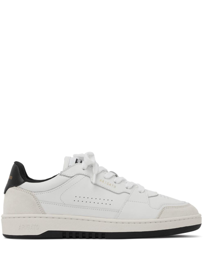 Axel Arigato Dice Lo Sneakers In White Suede And Leather