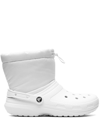 Salehe Bembury X Crocs "neo Puff" Lined Clogs Boots In White