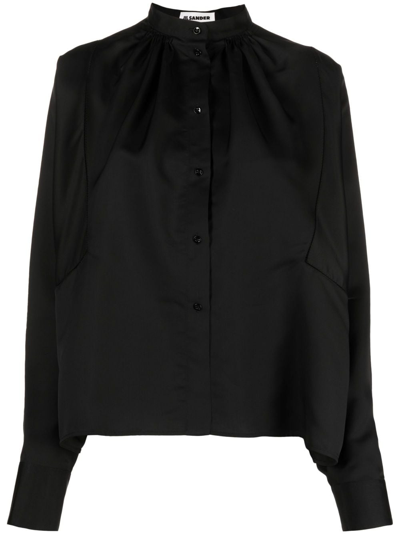 Jil Sander Sunday P.m. Long-sleeve Shirt In Black