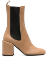 Laurence Dacade Ellen 85mm Ankle Boots In Beige