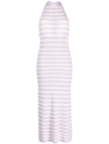Kitri Atlanta Crochet Knit Dress In Purple