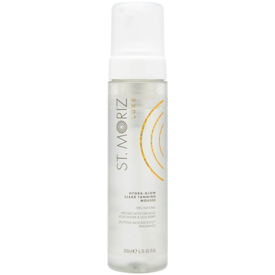 St. Moriz Luxe Hydra-glow Clear Tanning Mousse - Fast 200ml In White