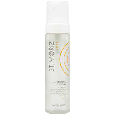 St. Moriz Luxe Hydra-glow Clear Tanning Mousse - Dark 200ml In White