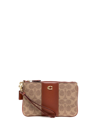 COACH MONOGRAM-PATTERN LOGO-PLAQUE WALLET