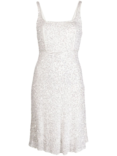 Rixo London Ronan Sequin-embellished Minidress In White