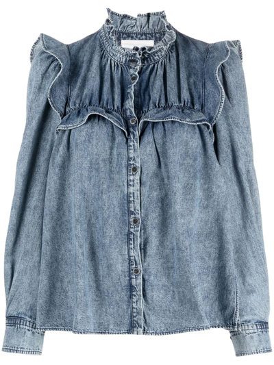 Isabel Marant Étoile Women's Idety Shirt In Blue