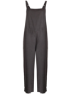 Eileen Fisher Cropped Ankle-lenght Jumpsuit In Grey