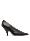BALLY 80MM POINTED-TOE LEATHER PUMPS
